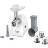 Hachoir a viande - BOSCH - MFW2514W SmartPower - Blanc - moteur bloqué 1500 W...