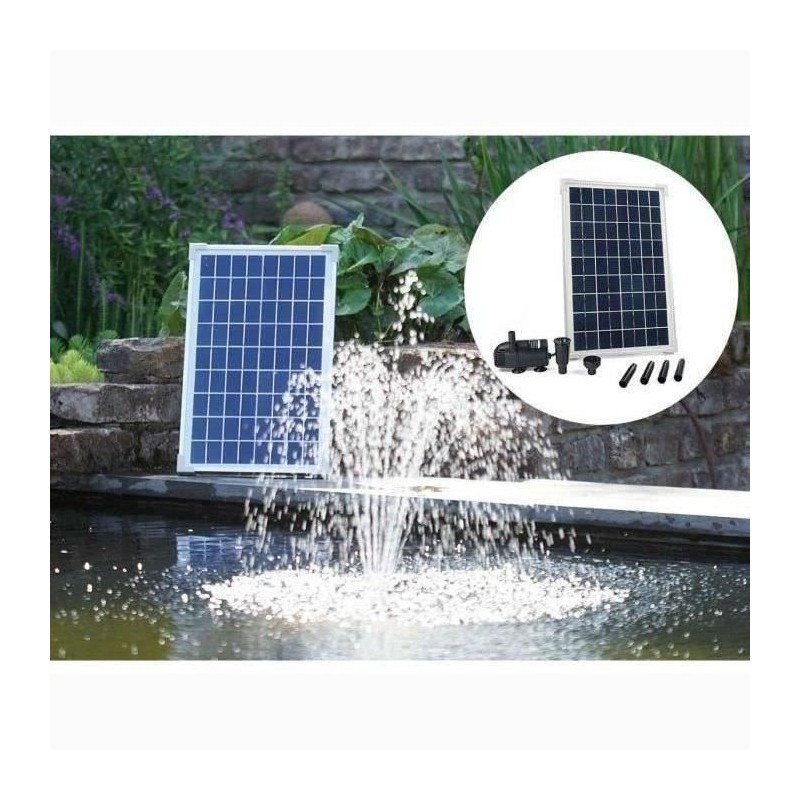 Ubbink Ensemble SolarMax 600 avec panneau solaire et pompe 1351181 403739