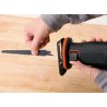 Scie sabre sans fil - BLACK+DECKER - BDCR18-QW - 18V - avec batterie 1,5 Ah +...