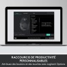 Ensemble Clavier Souris - Sans fil - Logitech - MK850 - AZERTY - Noir