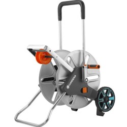 Dévidoir métal sur roues CleverRoll L Easy GARDENA - Longueur max 100m - Pour...