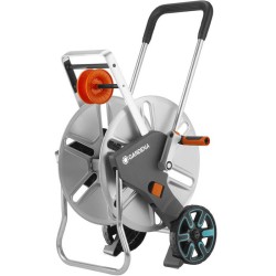Dévidoir métal sur roues CleverRoll L Easy GARDENA - Longueur max 100m - Pour...
