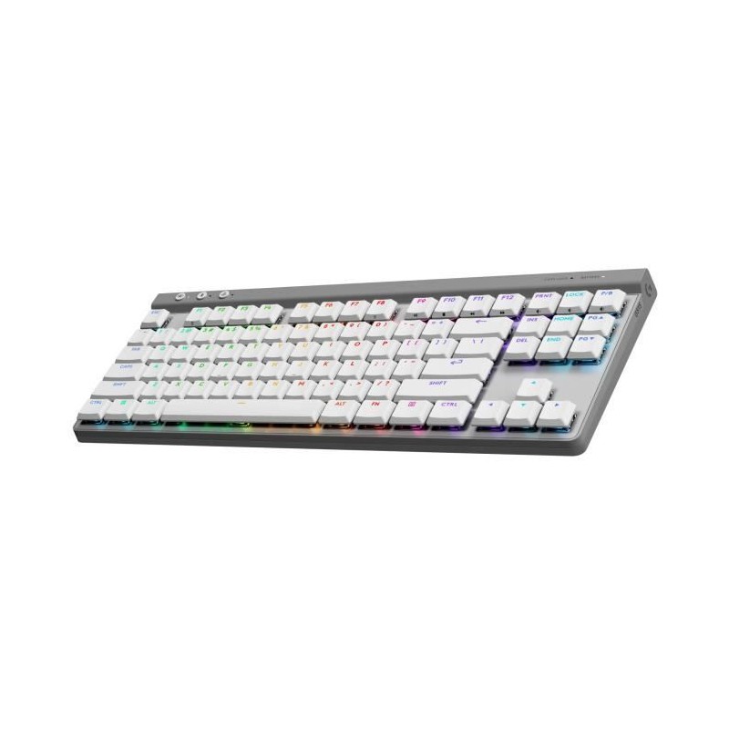 Clavier gamer - Sans fil - Logitech G - G515 TKL Lightspeed - AZERTY - Mécani...