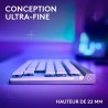 Clavier gamer - Sans fil - Logitech G - G515 TKL Lightspeed - AZERTY - Mécani...