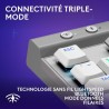 Clavier gamer - Sans fil - Logitech G - G515 TKL Lightspeed - AZERTY - Mécani...