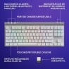 Clavier gamer - Sans fil - Logitech G - G515 TKL Lightspeed - AZERTY - Mécani...