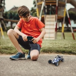 Lexibook - Mini Voiture télécommandée - Buggy Crosslander - Toutes surfaces -...