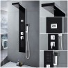Edouard Rousseau - Colonne de douche Hydromassante TORQUAY - Finition noire