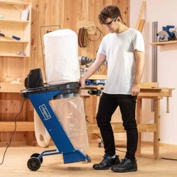 Aspirateur d'atelier de 75L - SCHEPPACH - DC500 - 550W - 1150 m³/h - 6 adapta...