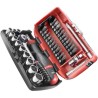 Coffret douilles 1/4'' - FACOM - R2NANOPB - 6 pans métriques et embouts - 38 ...