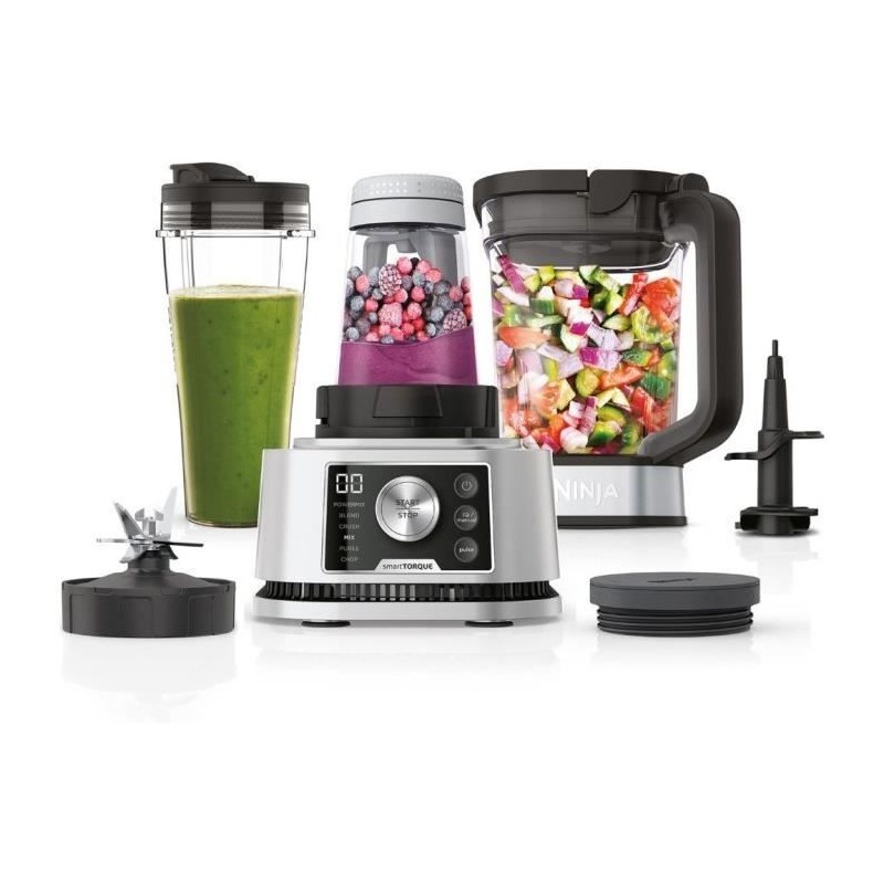 Blender Ninja Blender 3-en-1 Foodi Power Nutri CB350EU - programmes automatiq...