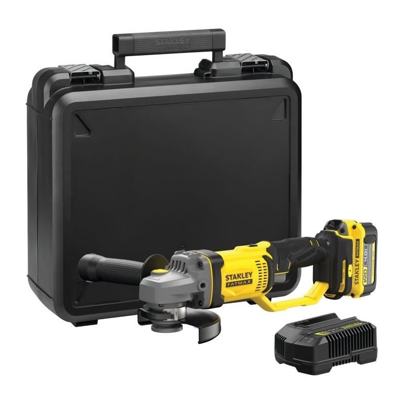 Meuleuse sans fil - 18V - STANLEY FATMAX V20 - SFMCG400M1K-QW - 125mm - batte...