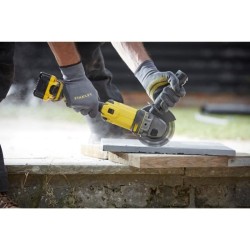 Meuleuse sans fil - 18V - STANLEY FATMAX V20 - SFMCG400M1K-QW - 125mm - batte...
