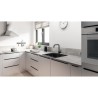Robinet de cuisine - Mitigeur monocommande évier - Noir mat - Bec haut - Rota...