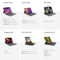 Etui clavier - Logitech - Combo Touch - Pour iPad Pro 11 pouces (1e, 2e, 3e e...