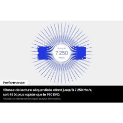 SAMSUNG - 990 EVO Plus - SSD Interne - 1 To - NVMe M.2 PCIe 4.0x4 -