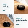 Robot Aspirateur Laveur Connecté EZICLEAN I-Bot Z5 - 75 min - 2.6Kpa - 60-90m...