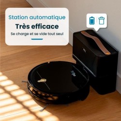 Robot Aspirateur Laveur Connecté EZICLEAN I-Bot Z5 - 75 min - 2.6Kpa - 60-90m...