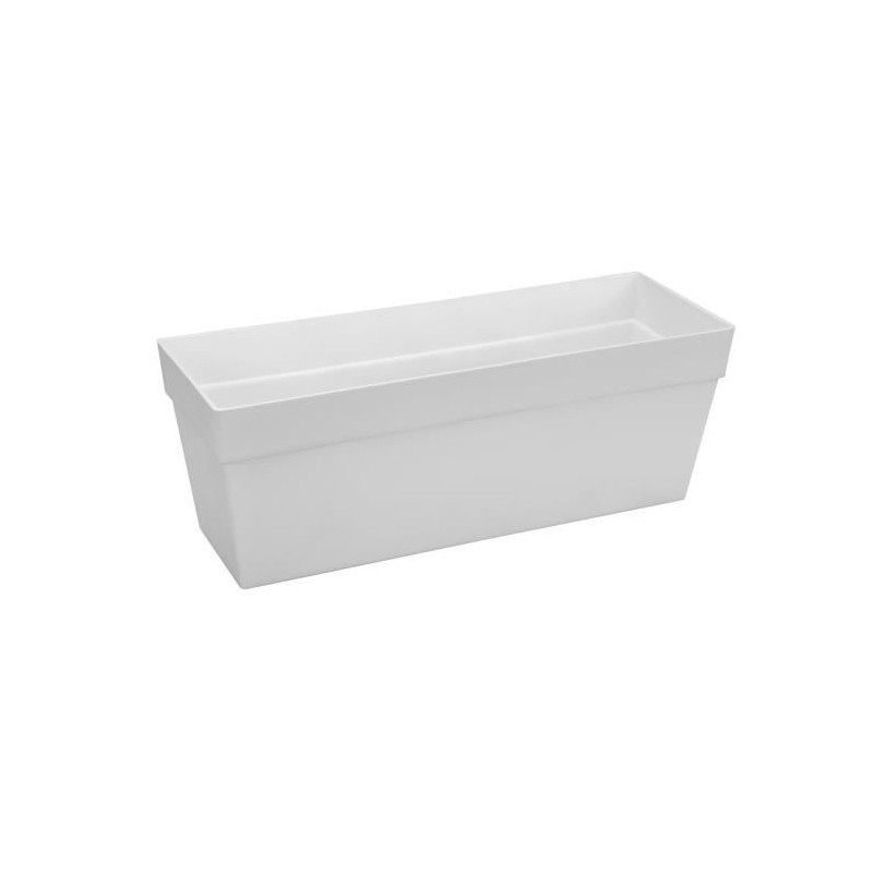 ELHO Bac a fleurs/jardiniere Loft Urban - 49 x 17,3 x 18 cm - Blanc