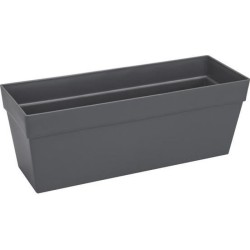 ELHO Bac a fleurs/Jardiniere Loft Urban - 49 x 17,3 x 18 cm - Gris anthracite