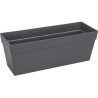 ELHO Bac a fleurs/Jardiniere Loft Urban - 49 x 17,3 x 18 cm - Gris anthracite