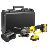 Meuleuse sans fil - 18V - STANLEY FATMAX V20 - SFMCG400M2K-QW - 125mm - 2 bat...