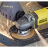 Meuleuse sans fil - 18V - STANLEY FATMAX V20 - SFMCG400M2K-QW - 125mm - 2 bat...