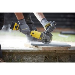 Meuleuse sans fil - 18V - STANLEY FATMAX V20 - SFMCG400M2K-QW - 125mm - 2 bat...
