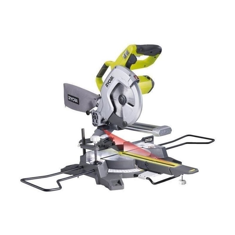 RYOBI - Scie a coupe d'onglets radiale 1 500 W - lame 216 mm 48 dents - capac...