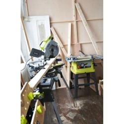 RYOBI - Scie a coupe d'onglets radiale 1 500 W - lame 216 mm 48 dents - capac...