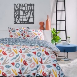 Parure de lit 2 personnes - TODAY - Sunshine 13.7 - 220 x 240 cm - 100% Coton...