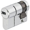 Cylindre de porte ABUS D66PSN 10/30 H-BOX résistant a l'arrachement avec cara...