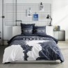 Parure de lit - TODAY - JAVA - 2 personnes - 240x220 cm - Coton - Imprimé Tok...