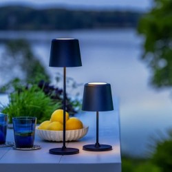 Lampe a poser LED KAAMI BRILLIANT - Noir - Extérieur - 2W - IP44 - Métal et p...