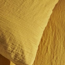 Parure de lit - TODAY - 123668 - 2 personnes - 240x220cm - Gaze de coton unie...