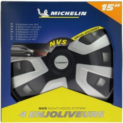 4 enjoliveurs 15 - MICHELIN - spécial utilitaires et camping-car -NVS : pasti...