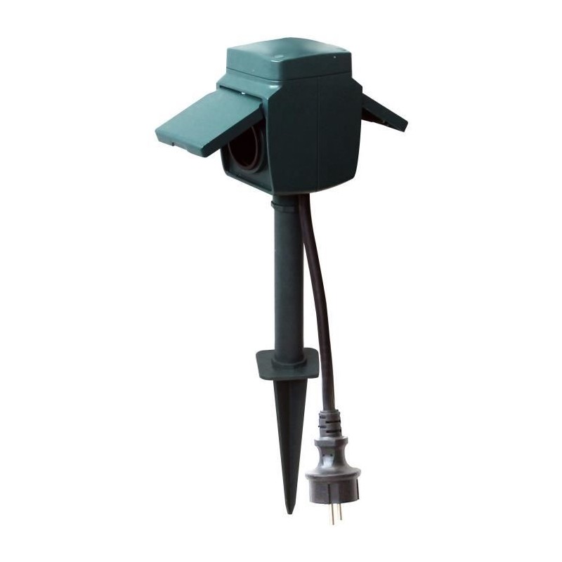 Prise piquet de jardin - CHACON - 9960 - 2 x 16 A - 2m (FR)