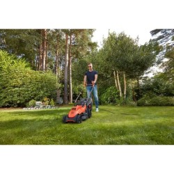 Tondeuse électrique filaire - BLACK&DECKER - BEMW461BH-QS - 1400W - 34cm de c...