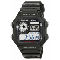 Montre - CASIO - AE-1200WH-1AVEF - Chronographe - Alarme - Résistante a l'eau...
