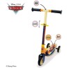Smoby - Cars - Patinette pliable - 3 roues silencieuses - Plateau bois - Jaun...