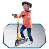 Smoby - Cars - Patinette pliable - 3 roues silencieuses - Plateau bois - Jaun...