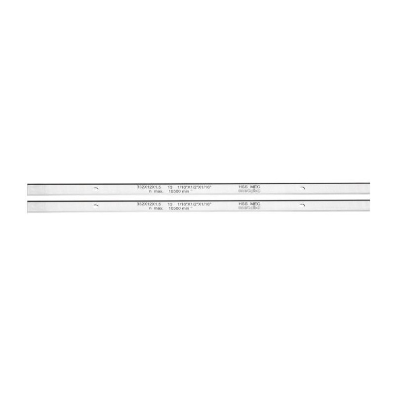 Lame de rabot - METABO - DH 330/316 - HSS - Réaffûtable - Teneur en tungstene...
