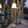 Lampadaire solaire et rechargeable - LUMISKY - STANDY WOOD SOLAR - H150 cm - ...