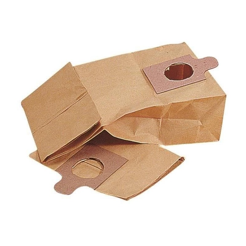 Lot de 5 sacs a poussieres - FARTOOLS - 16 L - Aspirer - Marron