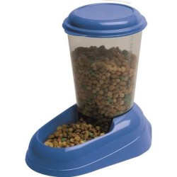 FERPLAST Distributeur croquettes Zenith 3L en plastique - 29,2x20,2x28,8 - Bl...
