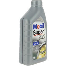 Huile moteur 5W-30 Synthétique - MOBIL - Super 3000 - Formula-V -bidon 1L -  ...