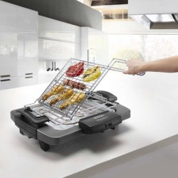 Barbecue électrique DELONGHI BQ60.X - Double grille - 1 900 W -