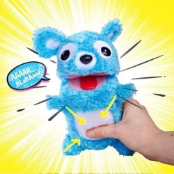 Smoby - Screamerz - Peluche intéractive amusante - Ours - 25 cm - Bruits en l...
