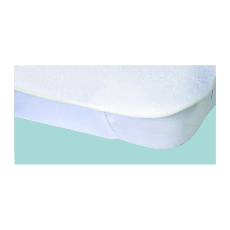 Protege-matelas Alese imperméable Elasretane éponge bouclette 100 % coton 80 ...