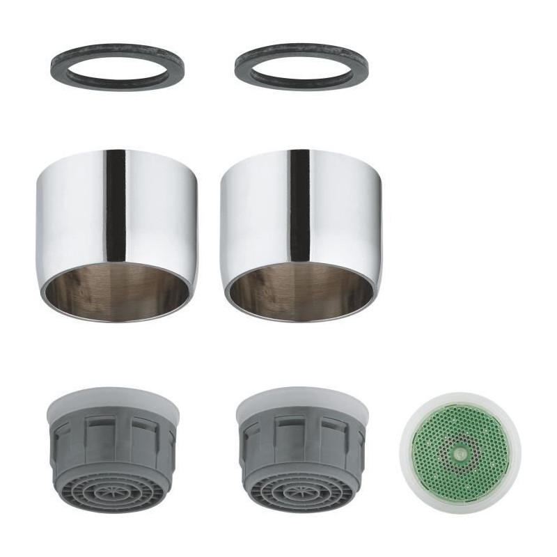 Mousseur économie d'eau - GROHE - 40527000 - Speed Clean - 5,7 L/min - Métal